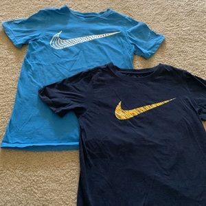 2 Boys’ Athletic cut t shirts. Medium . Great for summer and sports. Cotton